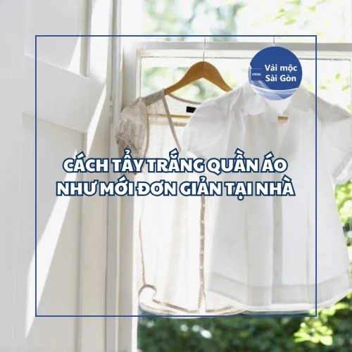 Cách tẩy trắng quần áo đơn giản tại nhà