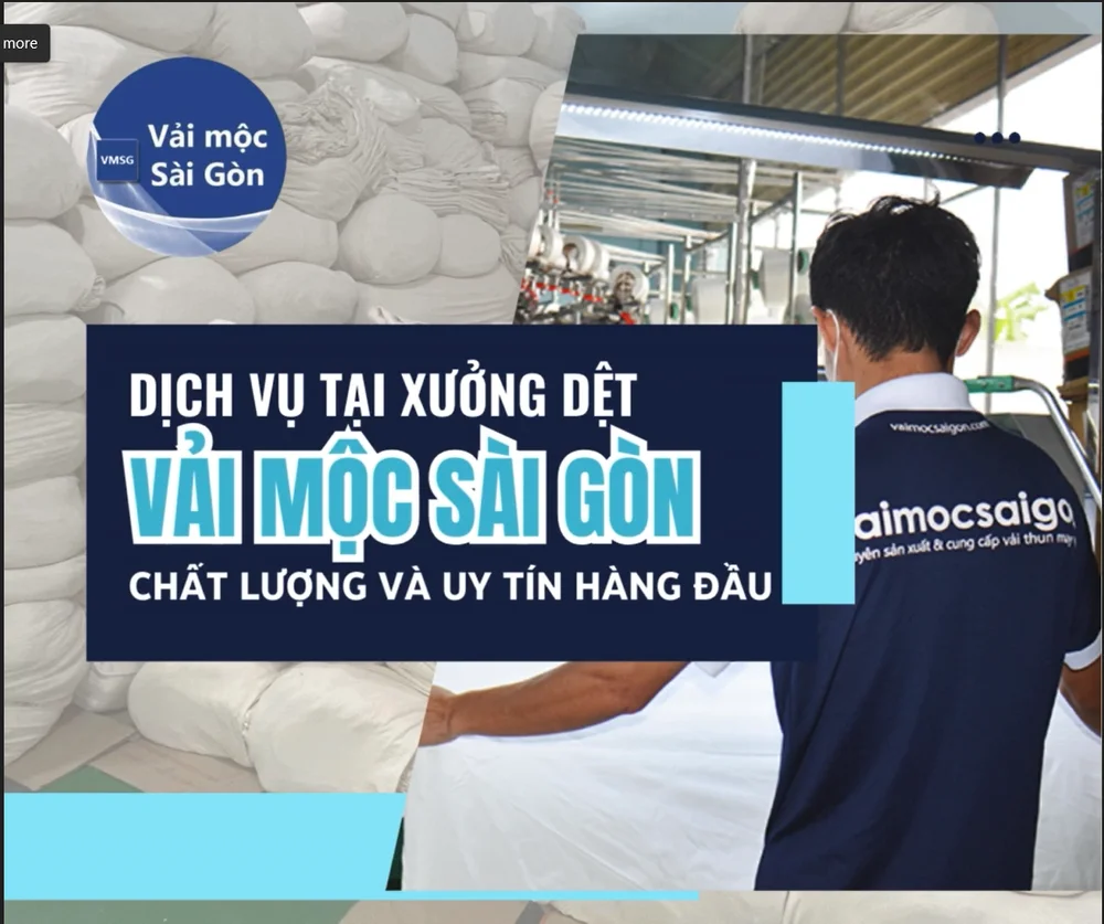 DỊCH VỤ TẠI XƯỞNG DỆT VẢI MỘC SÀI GÒN: CHẤT LƯỢNG VÀ UY TÍN HÀNG ĐẦU