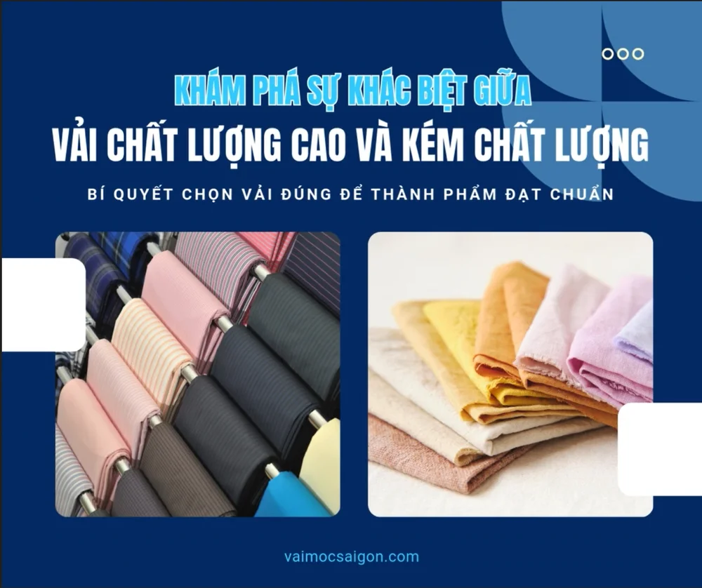 KHÁM PHÁ SỰ KHÁC BIỆT GIỮA VẢI THUN CHẤT LƯỢNG COA VÀ VẢI KÉM CHẤT LƯỢNG