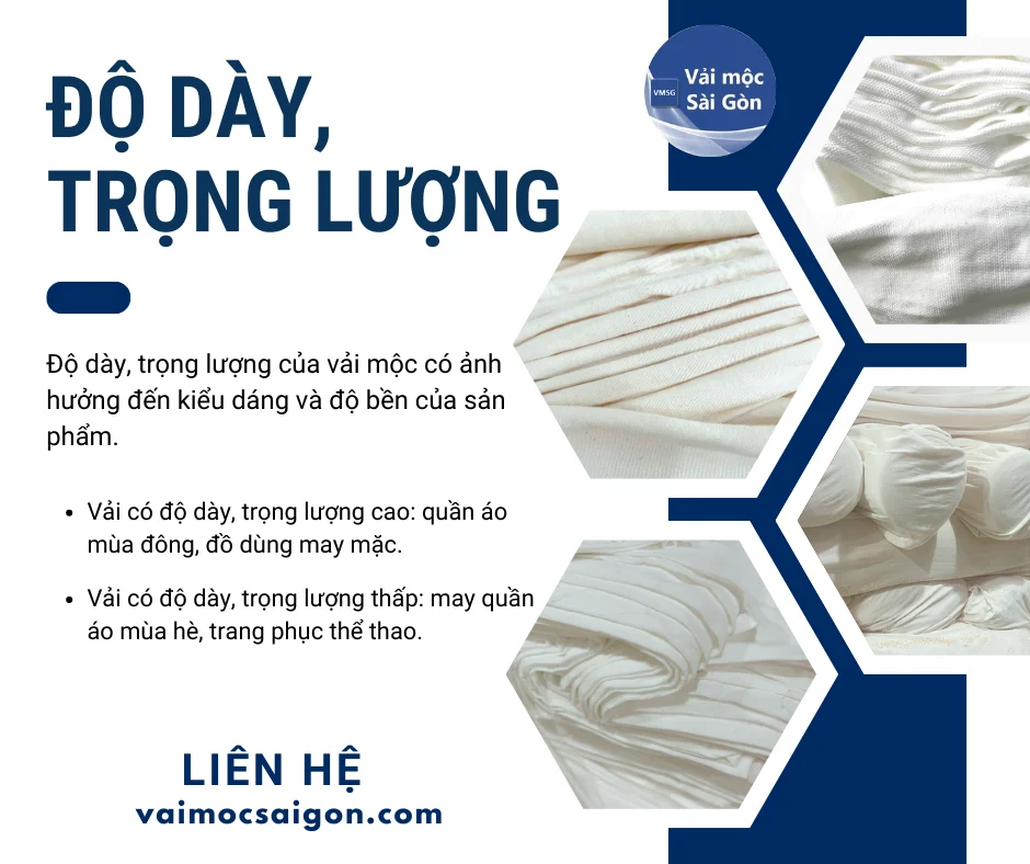 LỰA CHỌN VẢI MỘC CHO XƯỞNG DỆT MAY CẦN LƯU Ý NHỮNG GÌ?