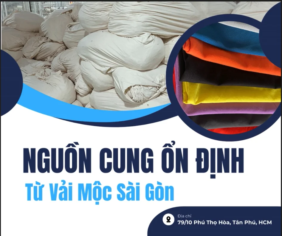 NGUỒN CUNG ỔN ĐỊNH TỪ VẢI MỘC SÀI GÒN