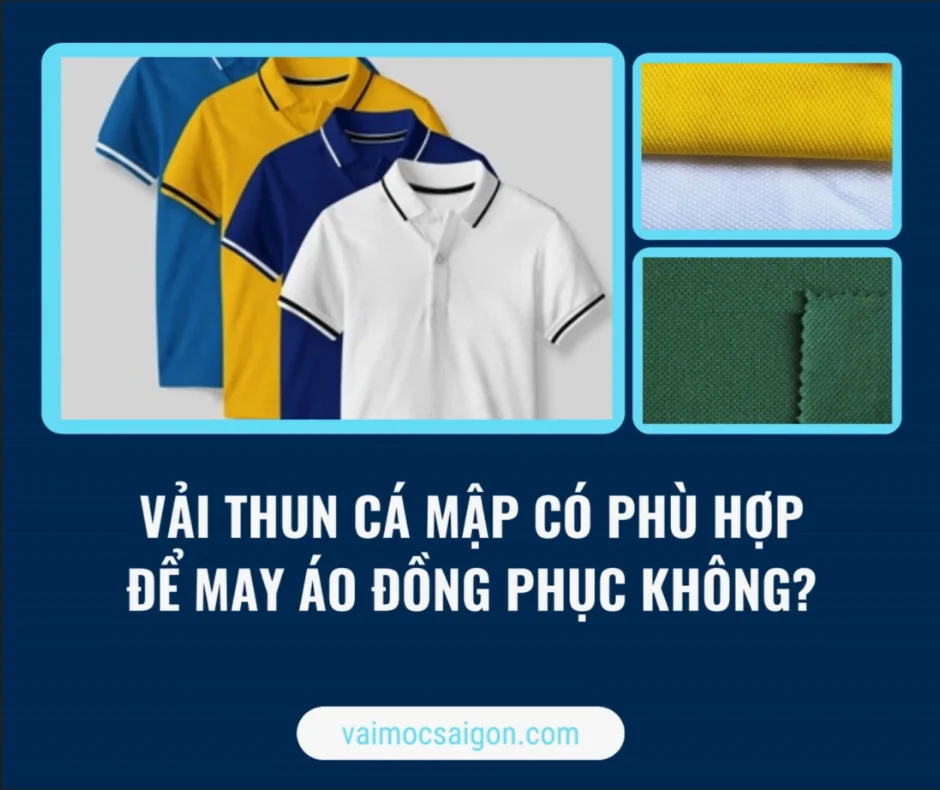 ƯU ĐIỂM CỦA VẢI THUN CÁ MẬP TRONG VIỆC MAY ÁO ĐỒNG PHỤC