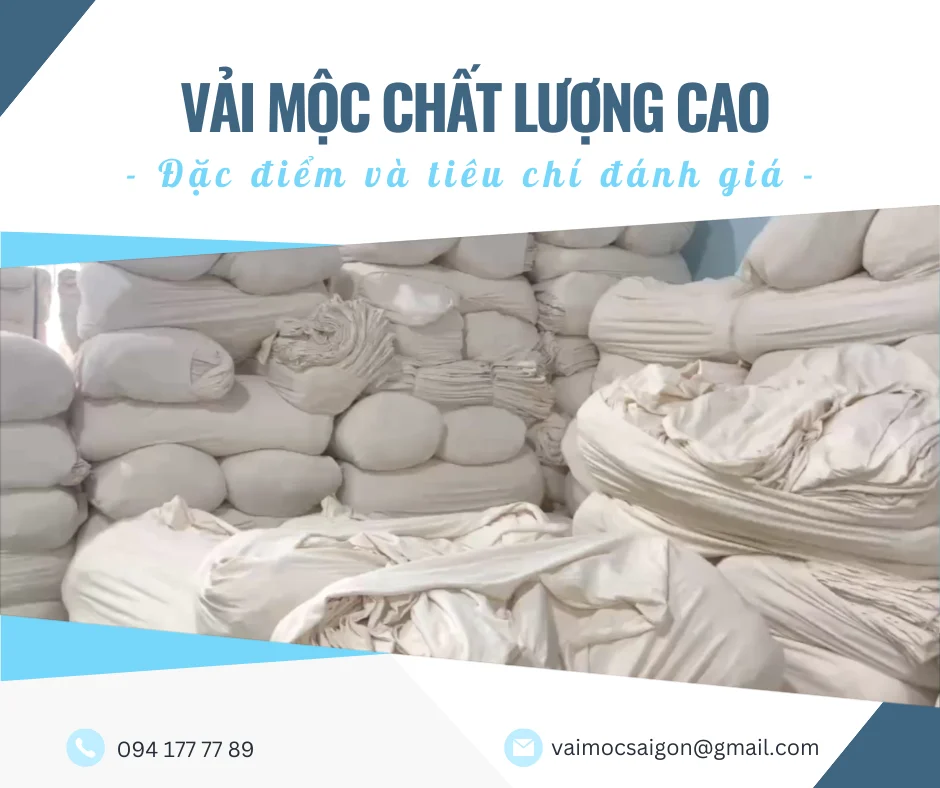 👑VẢI MỘC SÀI GÒN - Nhà cung cấp vải mộc uy tín!
