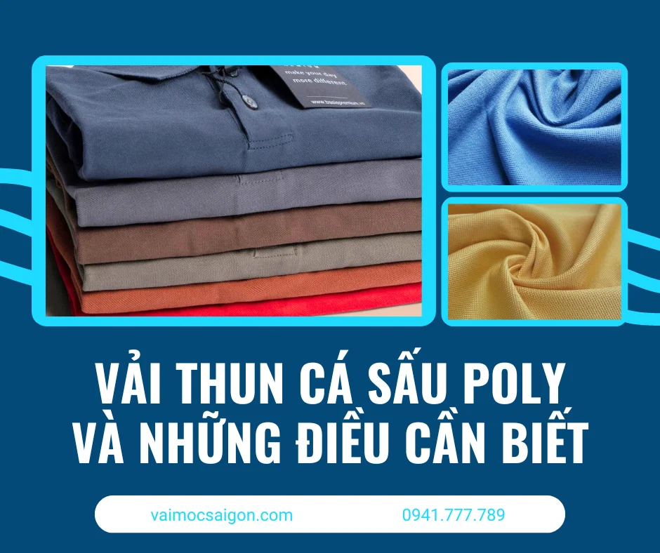VẢI THUN CÁ SẤU POLY VÀ NHỮNG ĐIỀU CẦN BIẾT