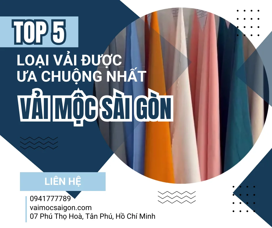 VẢI THUN CHẤT LƯỢNG - GIÁ CẢ CẠNH TRANH - CHỈ CÓ TẠI VẢI MỘC SÀI GÒN!