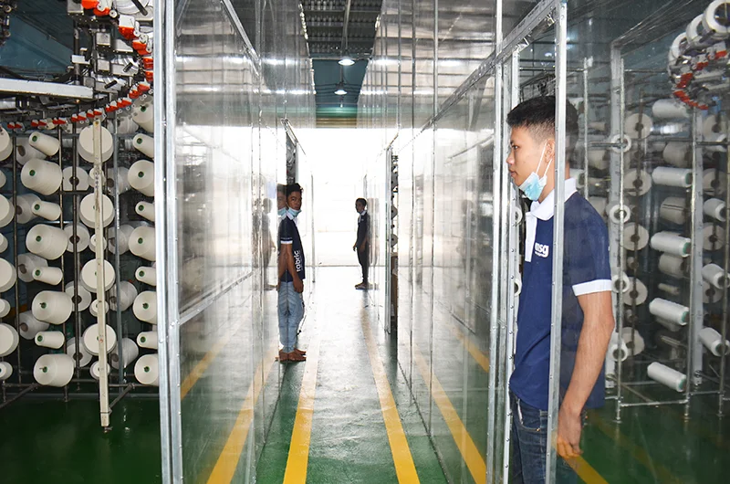 Nhà máy sản xuất vải dệt kim — ảnh 6